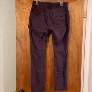 CAbi rich plum cargo pants